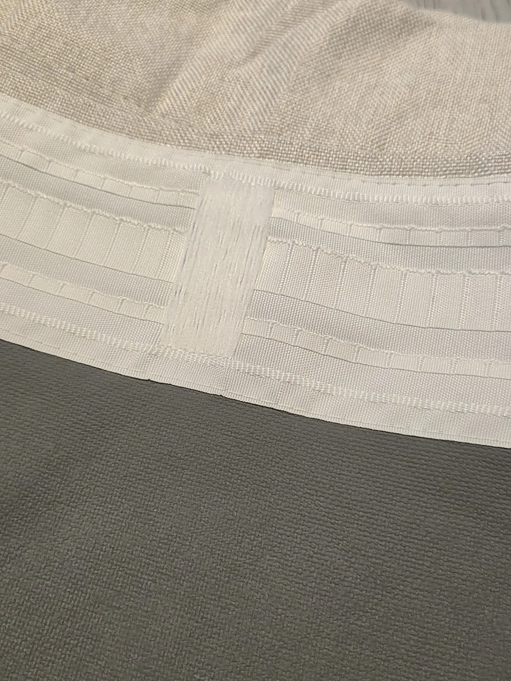 Neutral Linen-Look Window Curtain Panel - Cream 48 X 90